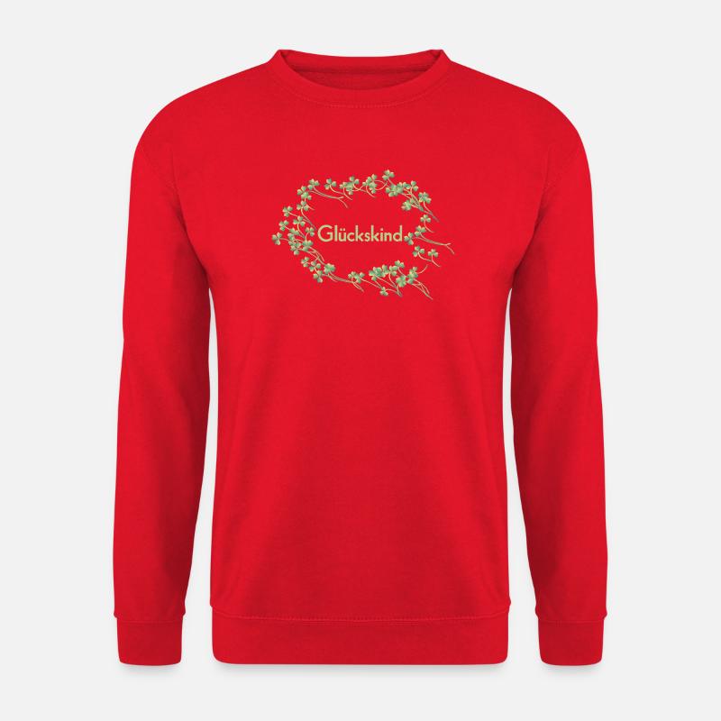 Glueckskind - Unisex Pullover - Rot
