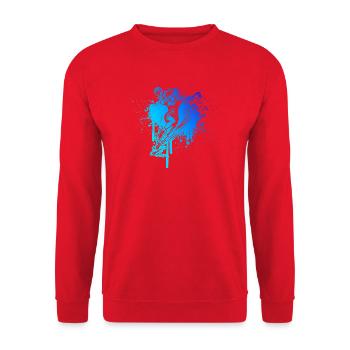 Handball uniquement pour les femmes - Sweat-shirt Unisexe - rouge - Devant - Alina (178cm) & Michal (187cm)