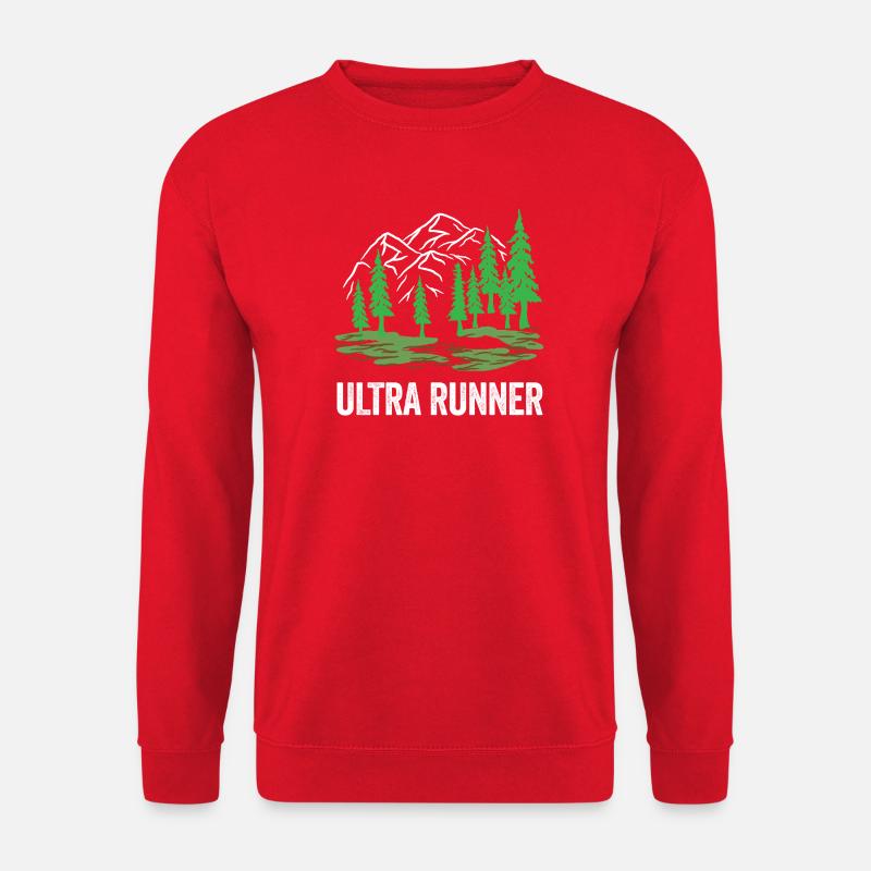 Ultra-Läufer - Unisex Pullover - Rot