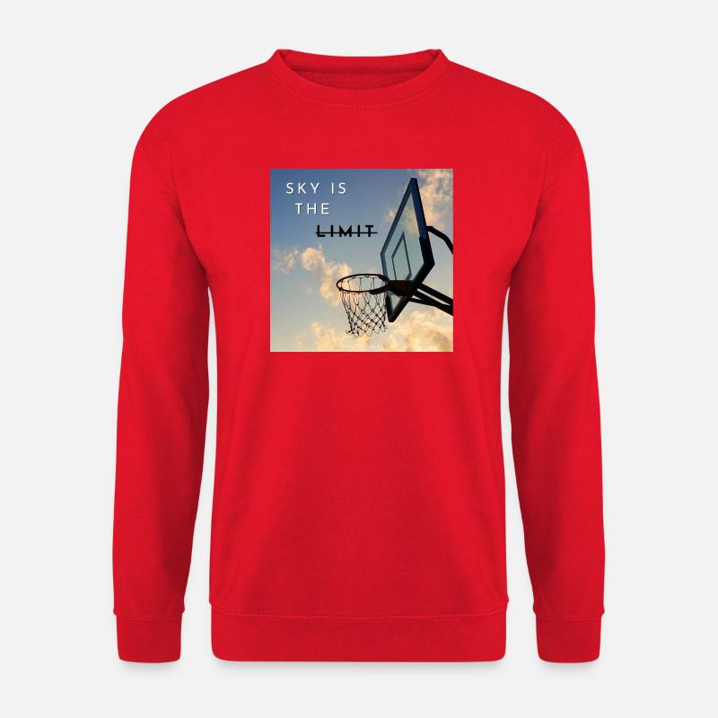 Sky Is The Limit Hoops - Unisex Sweatshirt - red