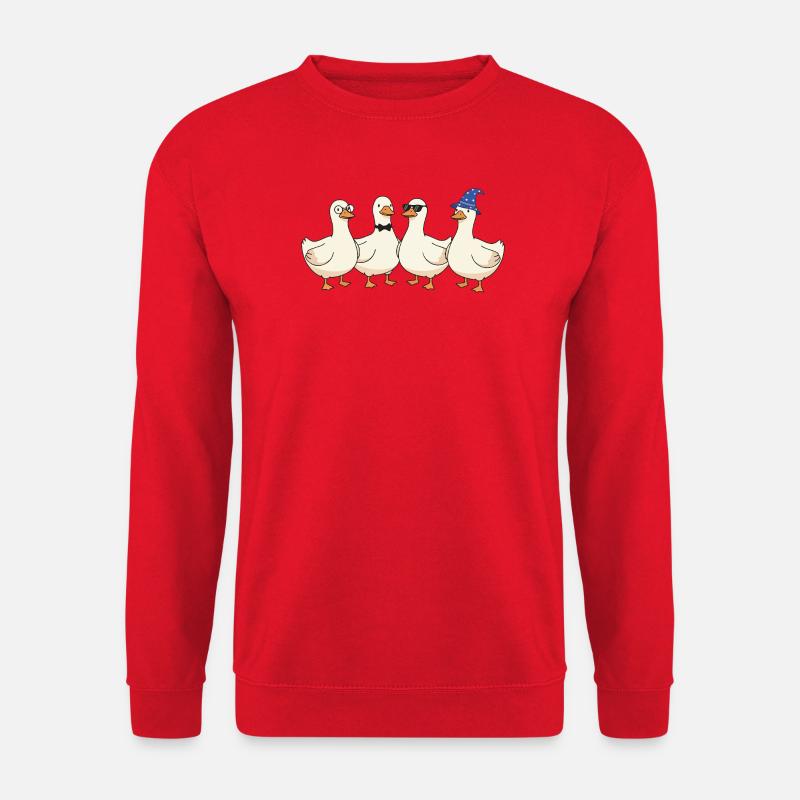 Quackquartet with style - Unisex Sweatshirt - red
