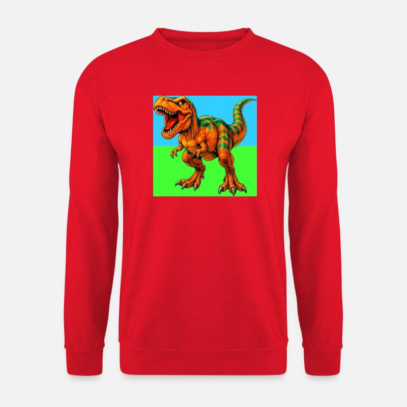 dinosaur - Unisex Sweatshirt - red