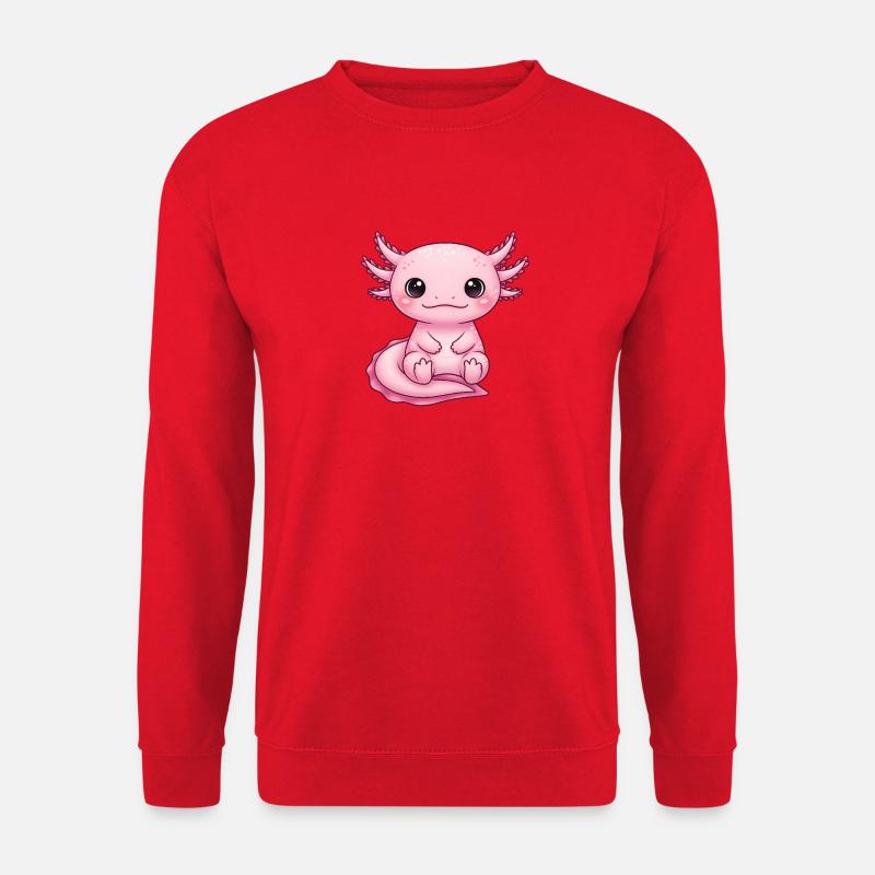 Kawaii Pink Drachenbaby - Unisex Pullover - Rot