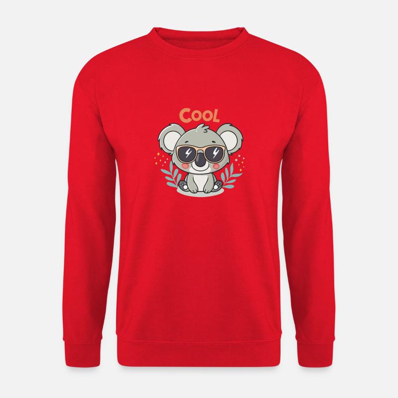 Koala Cool Sunglasses - Unisex Pullover - Rot