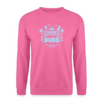 Sommer Dude Surf Logo - Unisex Pullover - Pink - Vorne