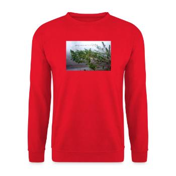 fabiolous world rainy season - Unisex Sweatshirt - red - Front - Alina (178cm) & Michal (187cm)