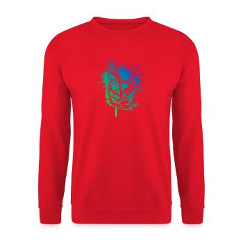 Design vintage de planche à voile pour la planche à voile - Sweat-shirt Unisexe - rouge - Devant - Alina (178cm) & Michal (187cm)