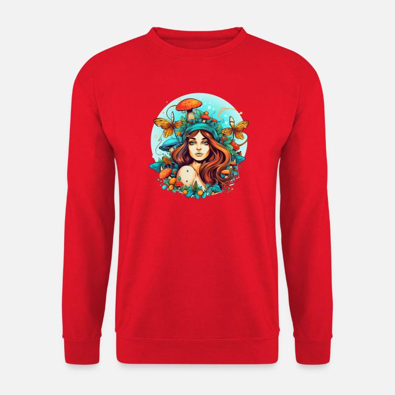 Märchenwald  - Unisex Pullover - Rot