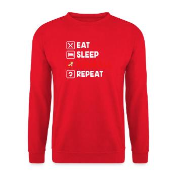 Pinball pinball machine - Unisex Sweatshirt - red - Front - Alina (178cm) & Michal (187cm)