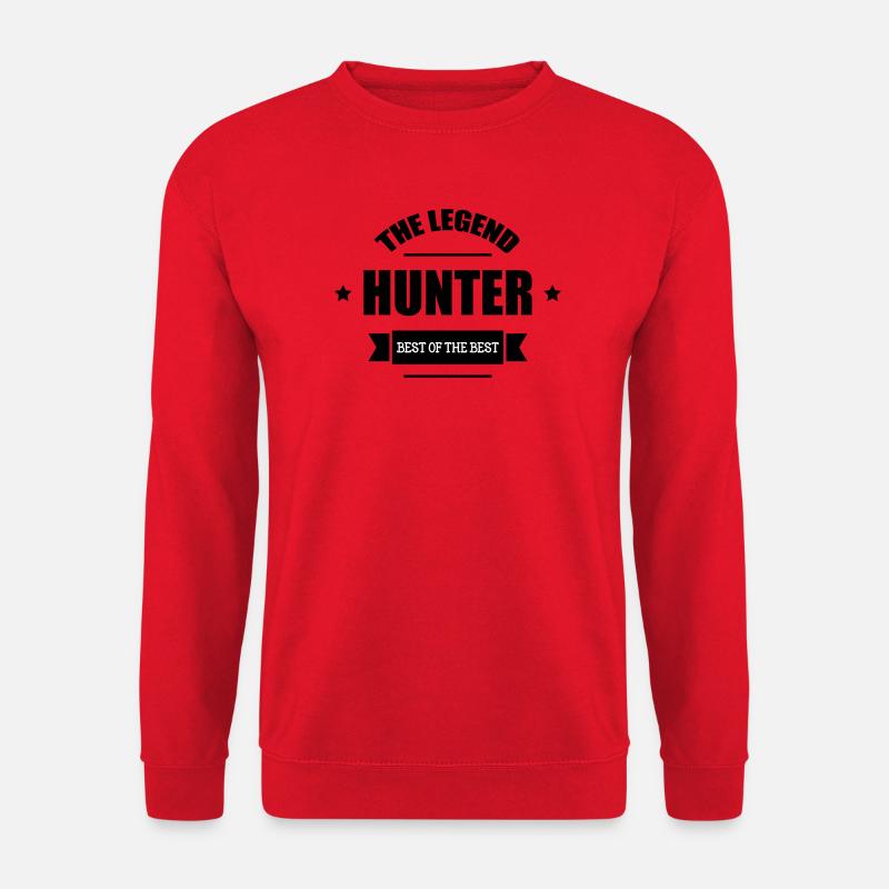 Hunter, die Legende - Unisex Pullover - Rot