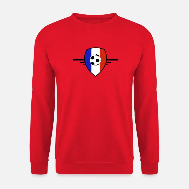 Fußballwappen Frankreichs - Unisex Pullover - Rot