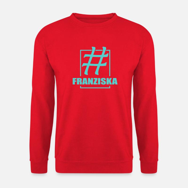 Franziska als Name - Unisex Pullover - Rot