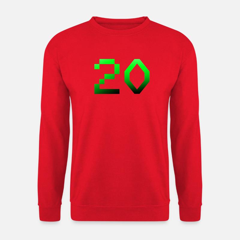 20 pixels - Unisex Sweatshirt - red