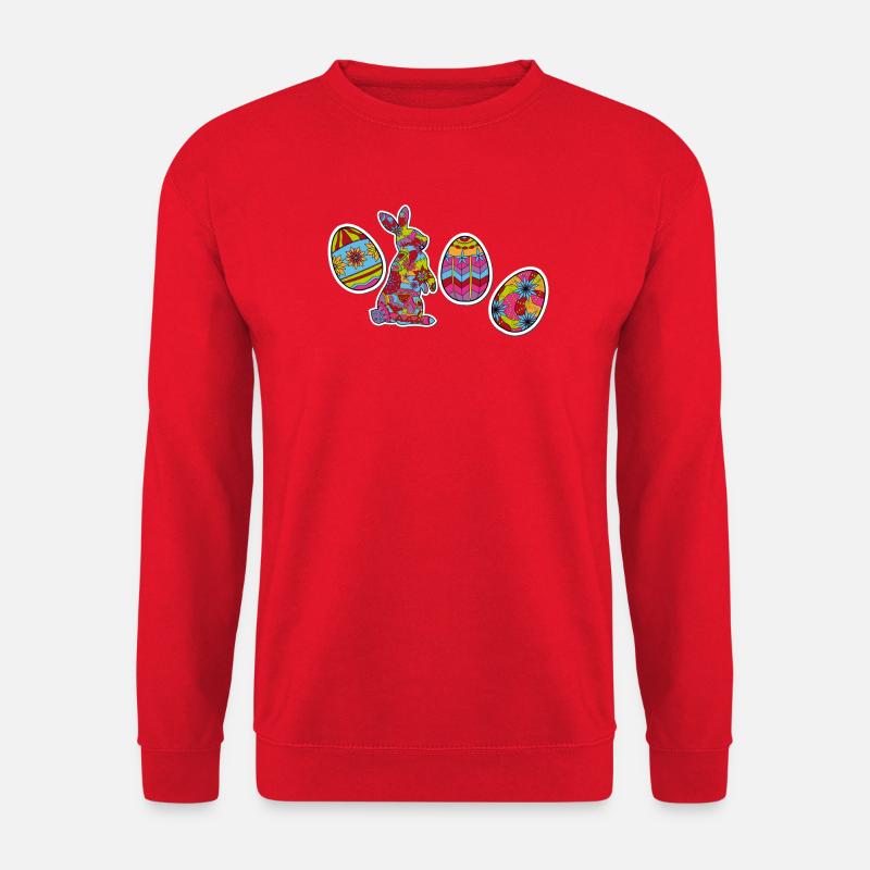 Frohe Ostern  - Unisex Pullover - Rot