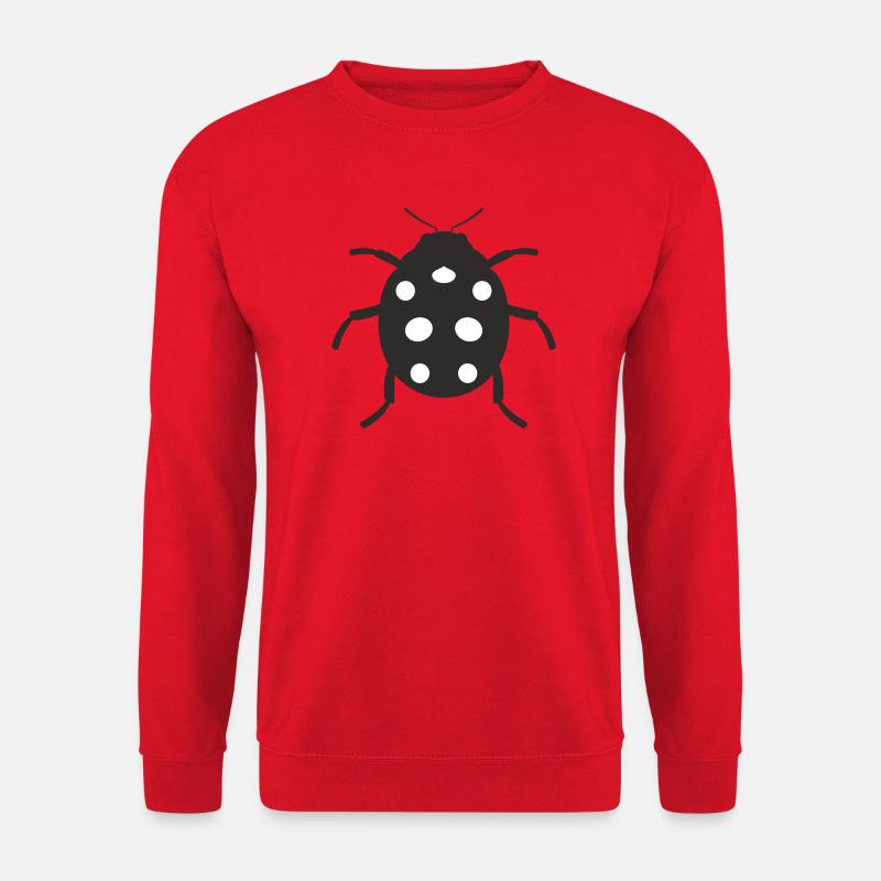 Ladybug design - Unisex Sweatshirt - red