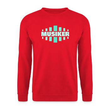 Métier Musicien - Sweat-shirt Unisexe - rouge - Devant - Alina (178cm) & Michal (187cm)