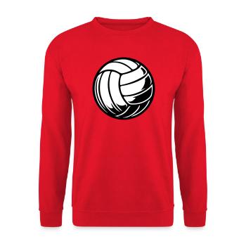 Ballon de volley-ball - Sweat-shirt Unisexe - rouge - Devant - Alina (178cm) & Michal (187cm)