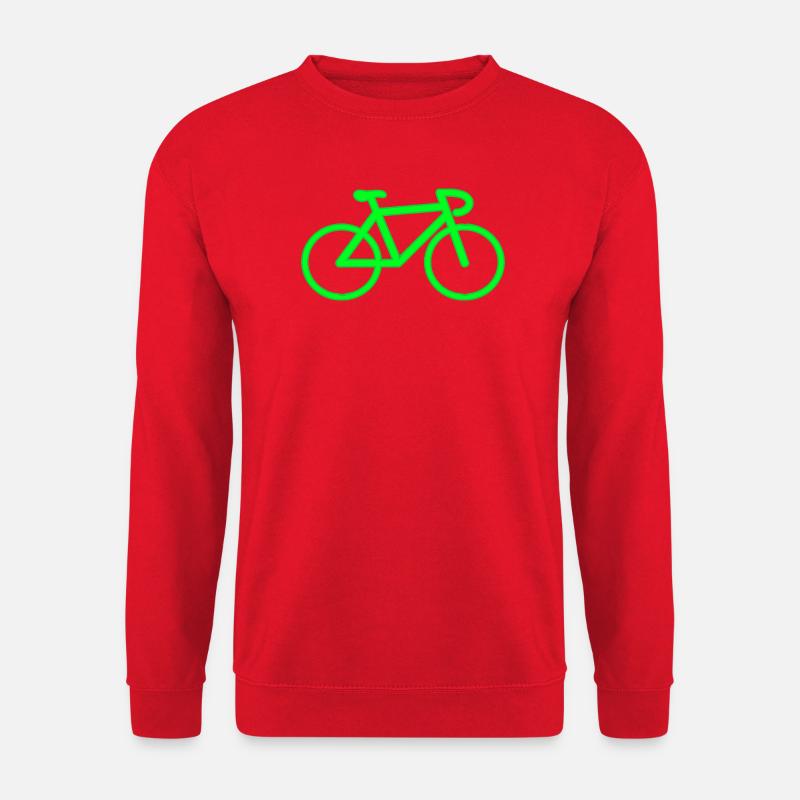 Fahrrad Rad - Unisex Pullover - Rot