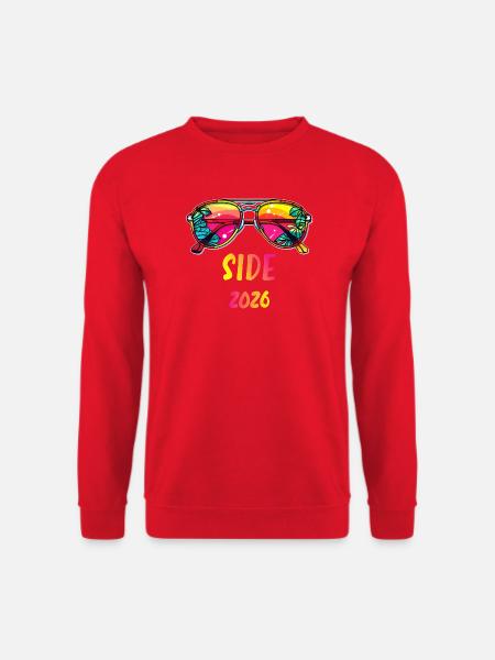 Side 2026 Neon Sonnenbrille - Unisex Pullover - Rot