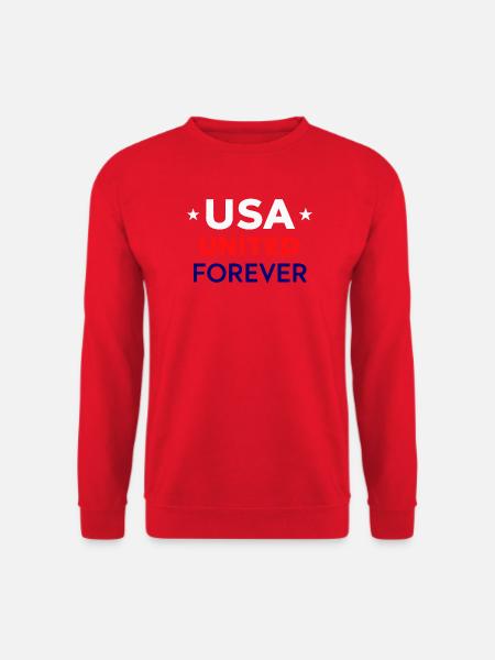 USA United Forever - Unisex Sweatshirt - red