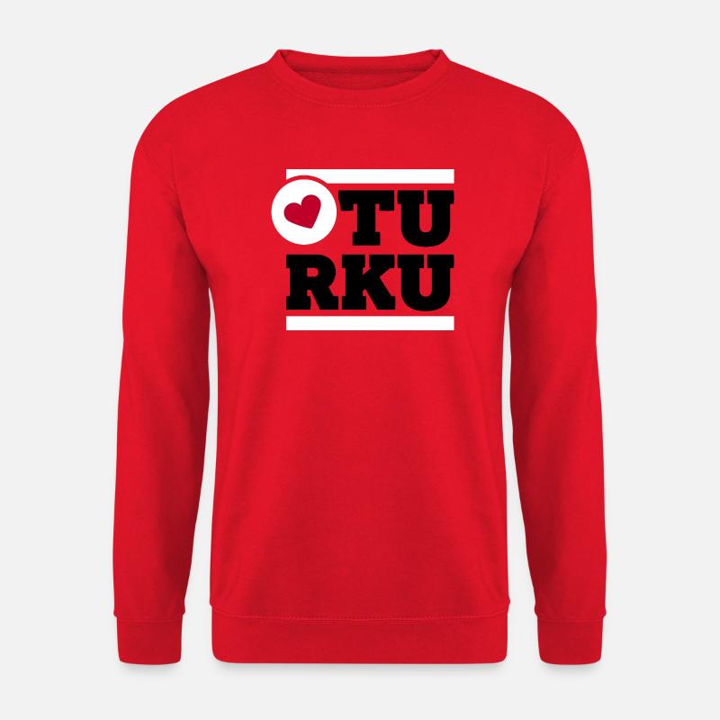 LoveTurku - Unisex Pullover - Rot