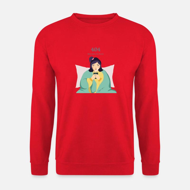 404 Motivation Missing - Unisex Sweatshirt - red