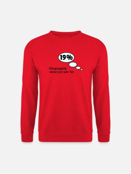 thinks his part - Unisex Sweatshirt - red