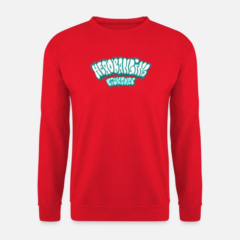 Headbanging-Graffiti - Unisex Pullover - Rot
