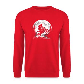 Bigfoot Motocross - Sweat-shirt Unisexe - rouge - Devant - Alina (178cm) & Michal (187cm)