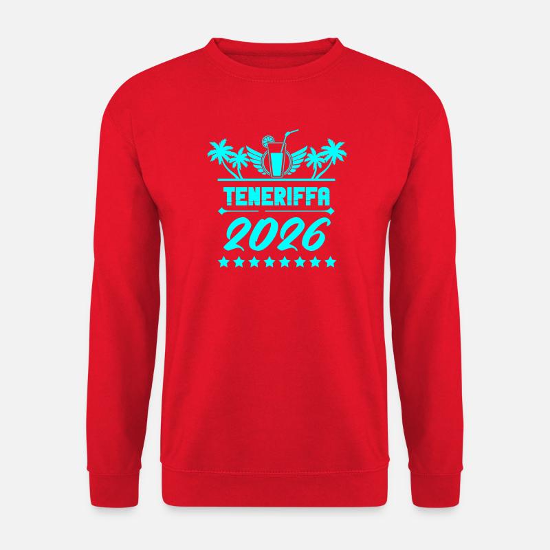 Teneriffa 2026 Inselurlaub - Unisex Pullover - Rot