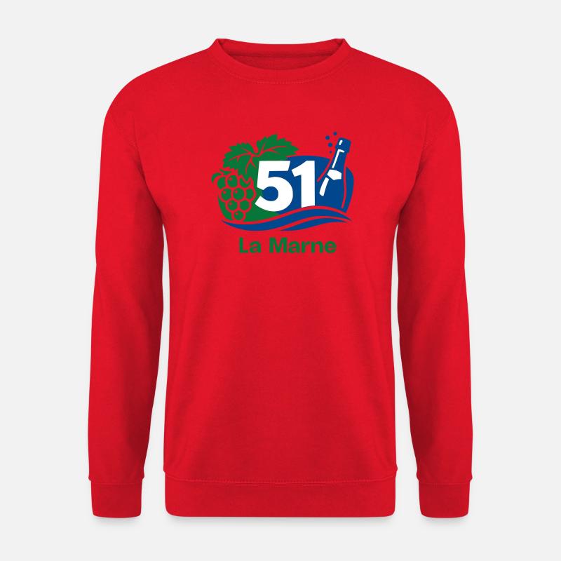 La Marne 51 Weinberg - Unisex Pullover - Rot