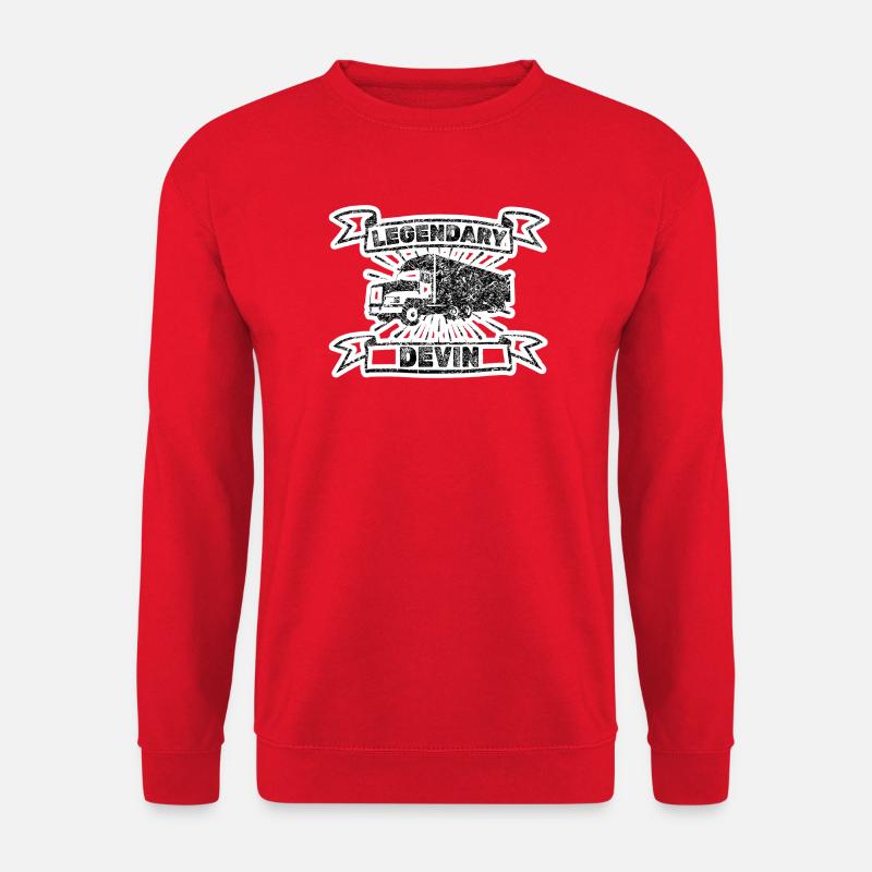 Devin as Truck - Unisex Sweatshirt - red