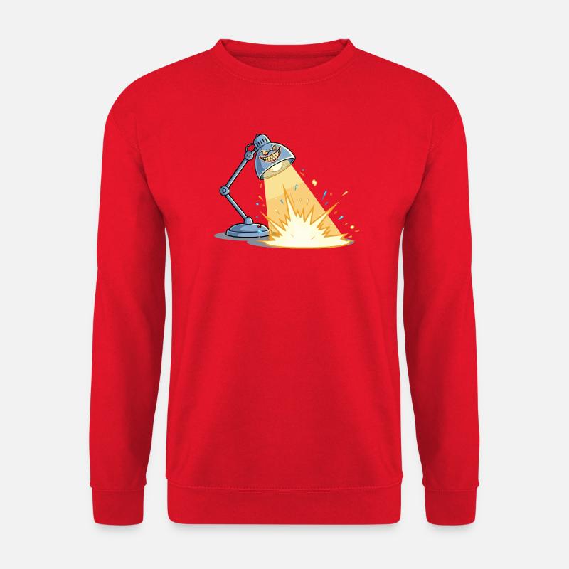 Mischievous Blast Lamp - Unisex Sweatshirt - red