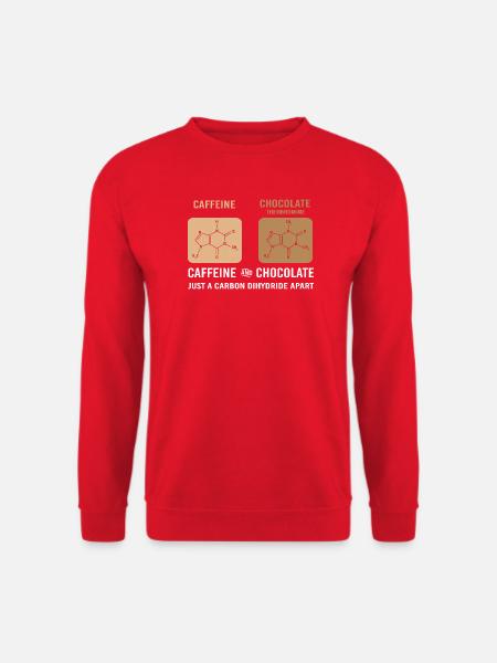 Chemie Wissenschaft Physik Labor Strukturformel - Unisex Pullover - Rot