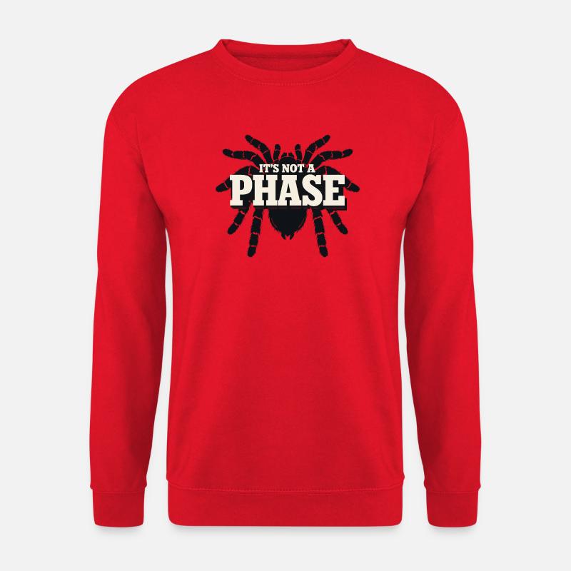 Tarantel Tarantel Halter Spinnenbesitzer - Unisex Pullover - Rot