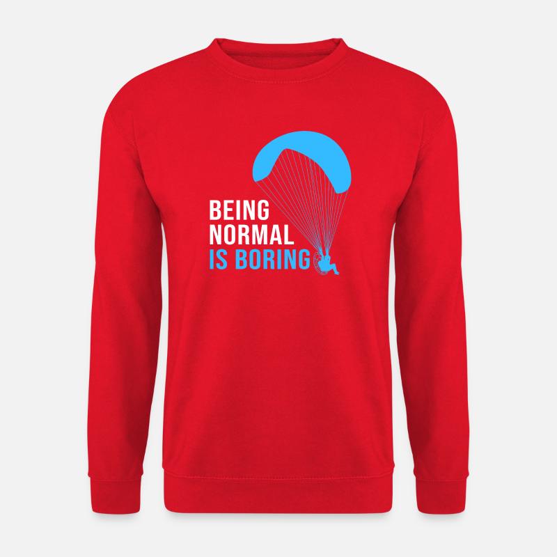 Skydive Paragliding - Unisex Pullover - Rot