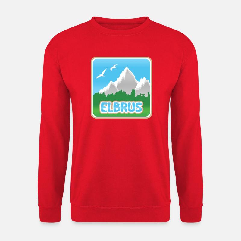 Berg Elbrus - Unisex Pullover - Rot