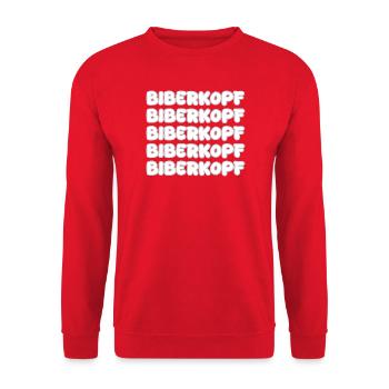 Gift for Beaverhead - Unisex Sweatshirt - red - Front - Alina (178cm) & Michal (187cm)