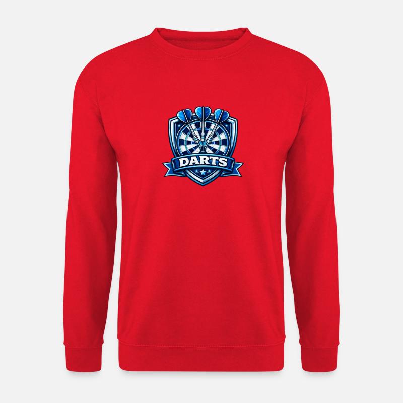 Blue Darts Shield Logo - Unisex Sweatshirt - red