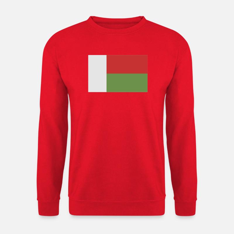 Madagaskar-Flagge - Unisex Pullover - Rot