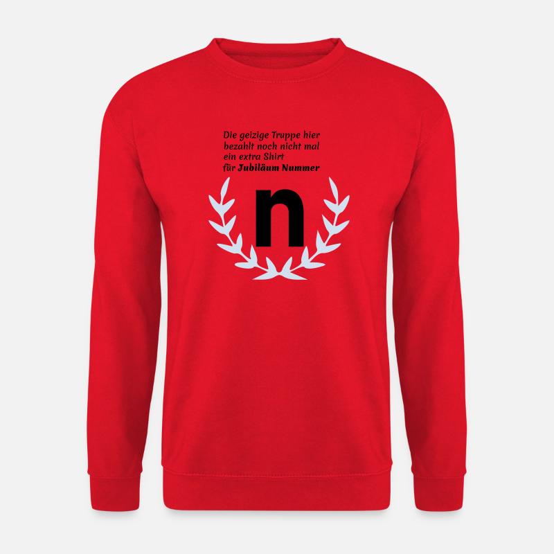 Jubilaeum N - Unisex Pullover - Rot