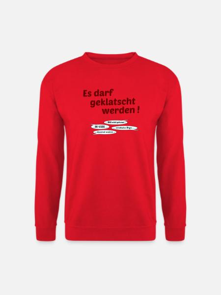 may be clapped - Unisex Sweatshirt - red