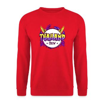 Équipe thaïlandaise colorée - Sweat-shirt Unisexe - rouge - Devant - Alina (178cm) & Michal (187cm)