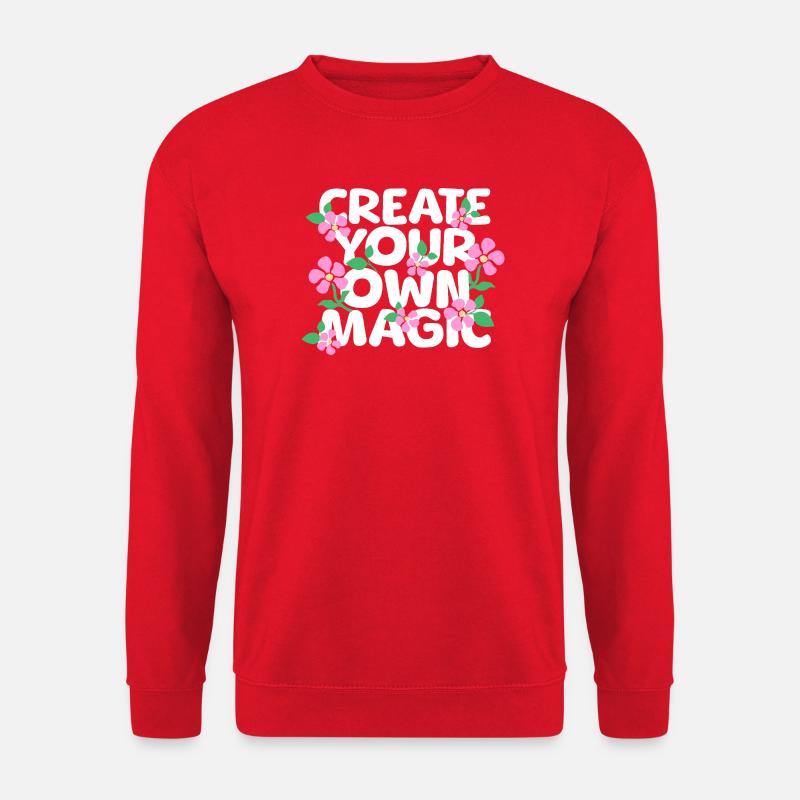 Create Your Own Magic - Unisex Sweatshirt - red