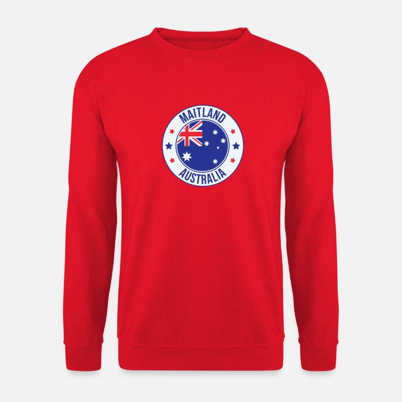 Maitland-Australien-Emblem - Unisex Pullover - Rot