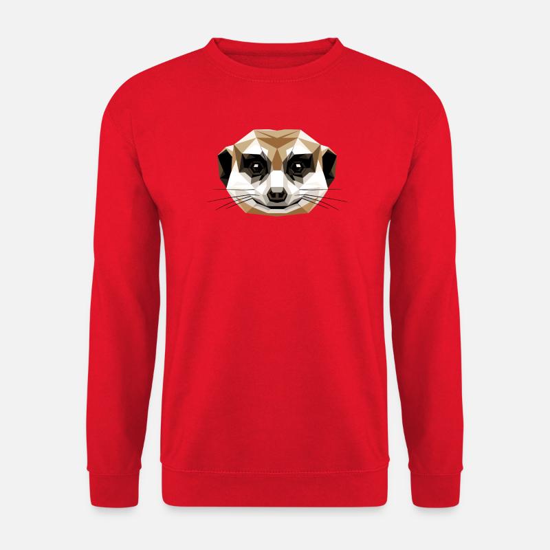 Suricate Suricate Douce Mangouste Suricate - Sweat-shirt Unisexe - rouge