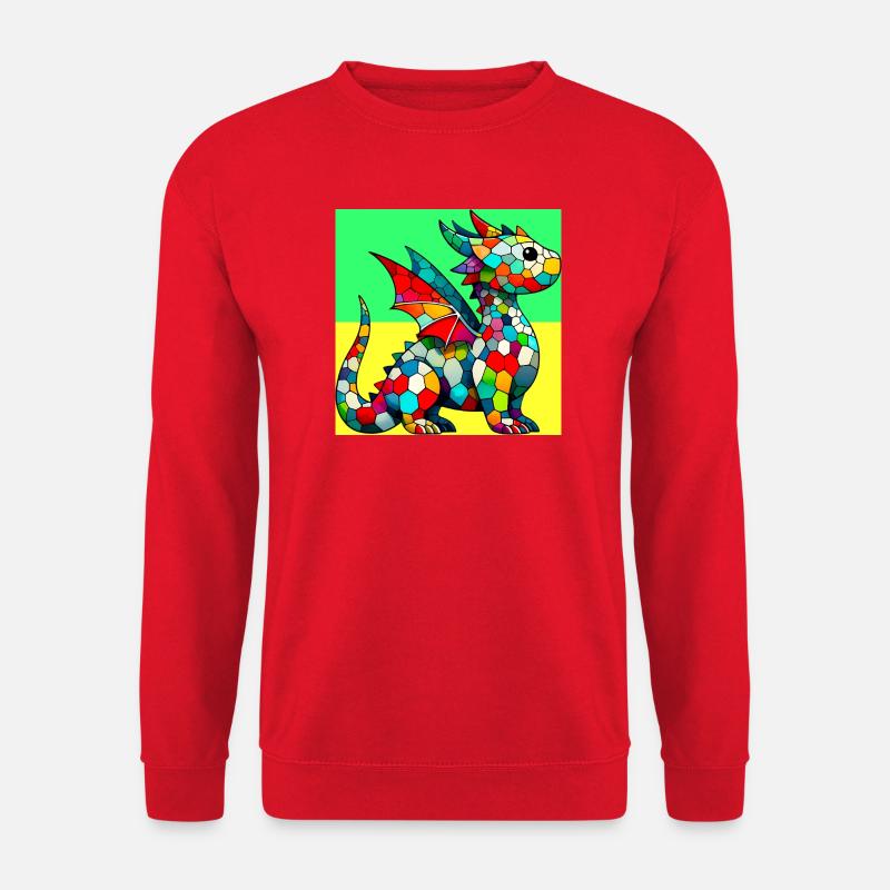 Drache - Unisex Pullover - Rot