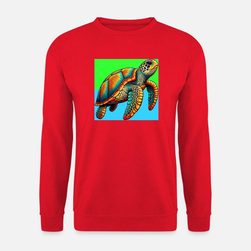 Schildkröte - Unisex Pullover - Rot