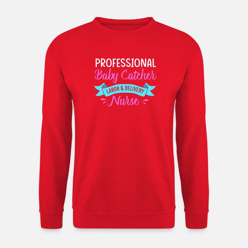 Entbindung Hebamme - Unisex Pullover - Rot