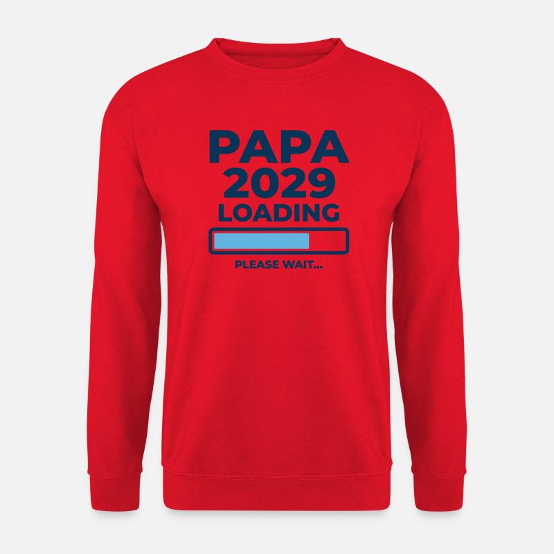 Darons zukünftiger Vater 2029 Progressive Loading - Unisex Pullover - Rot